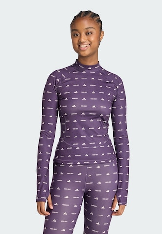 T-shirt fonctionnel 'Adidas x Moon Boot' ADIDAS SPORTSWEAR en violet : devant