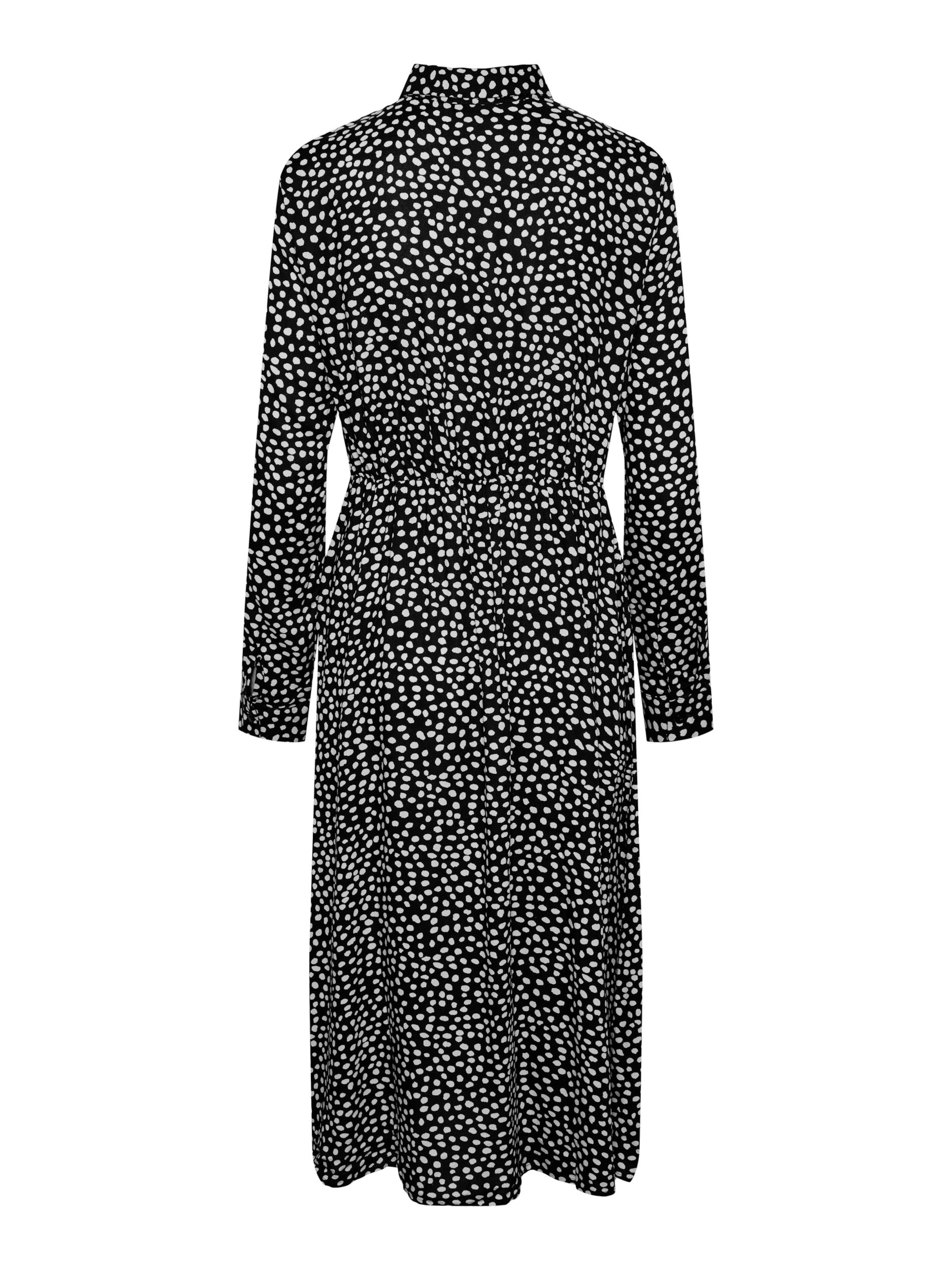 PIECES Blusekjole 'Nova' i sort