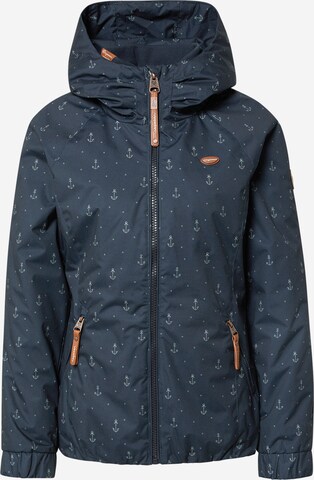 Ragwear Between-Season Jacket 'Dizzie Marina' in Blue: front