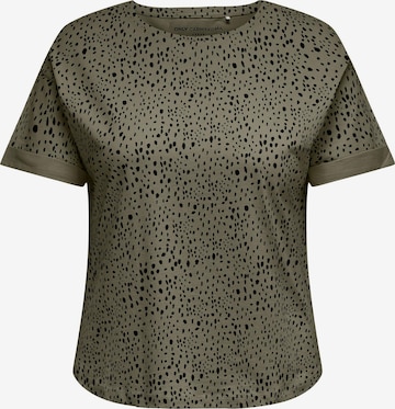 ONLY Carmakoma Shirt 'Kaylee' in Groen: voorkant