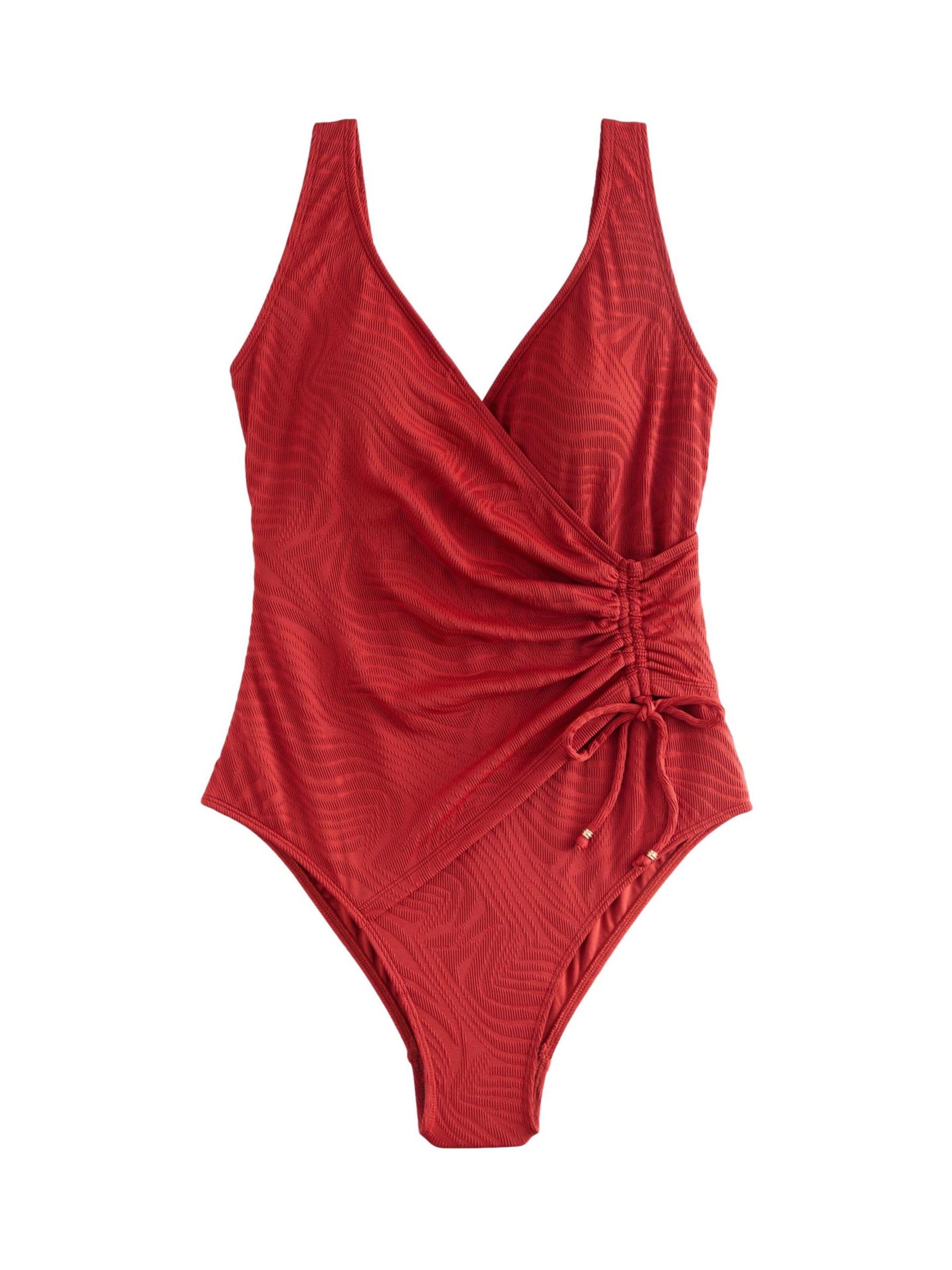 Maillot de bain modelant Next en rouge : devant