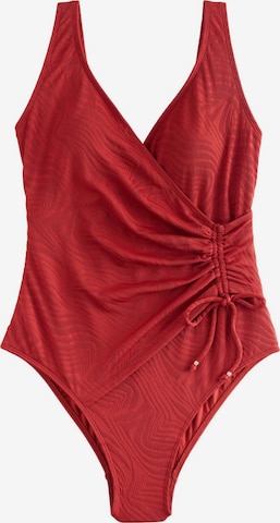 Maillot de bain modelant Next en rouge : devant