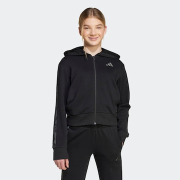 Hanorac sport de la ADIDAS SPORTSWEAR pe negru: față