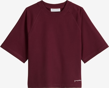 Marc O'Polo DENIM Sweatshirt in Rood: voorkant