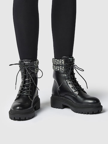 Pepe Jeans Boots 'BETTLE JACKI' σε μαύρο