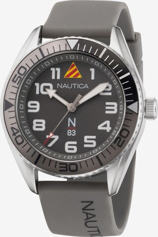 NAUTICA Analoog horloge ' N83 ' in Grijs: voorkant