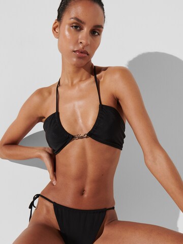 Karl Lagerfeld Bikinitop in Schwarz