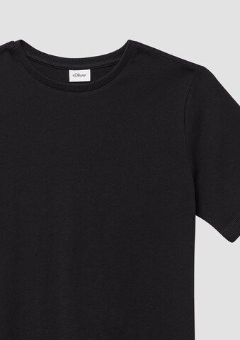 s.Oliver Shirt in Zwart