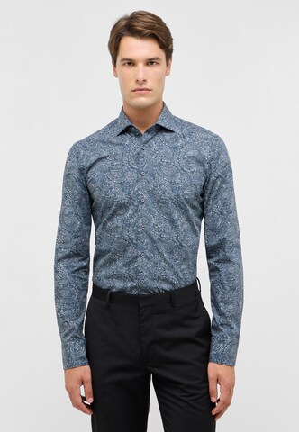 ETERNA Slim fit Zakelijk overhemd in Blauw: voorkant