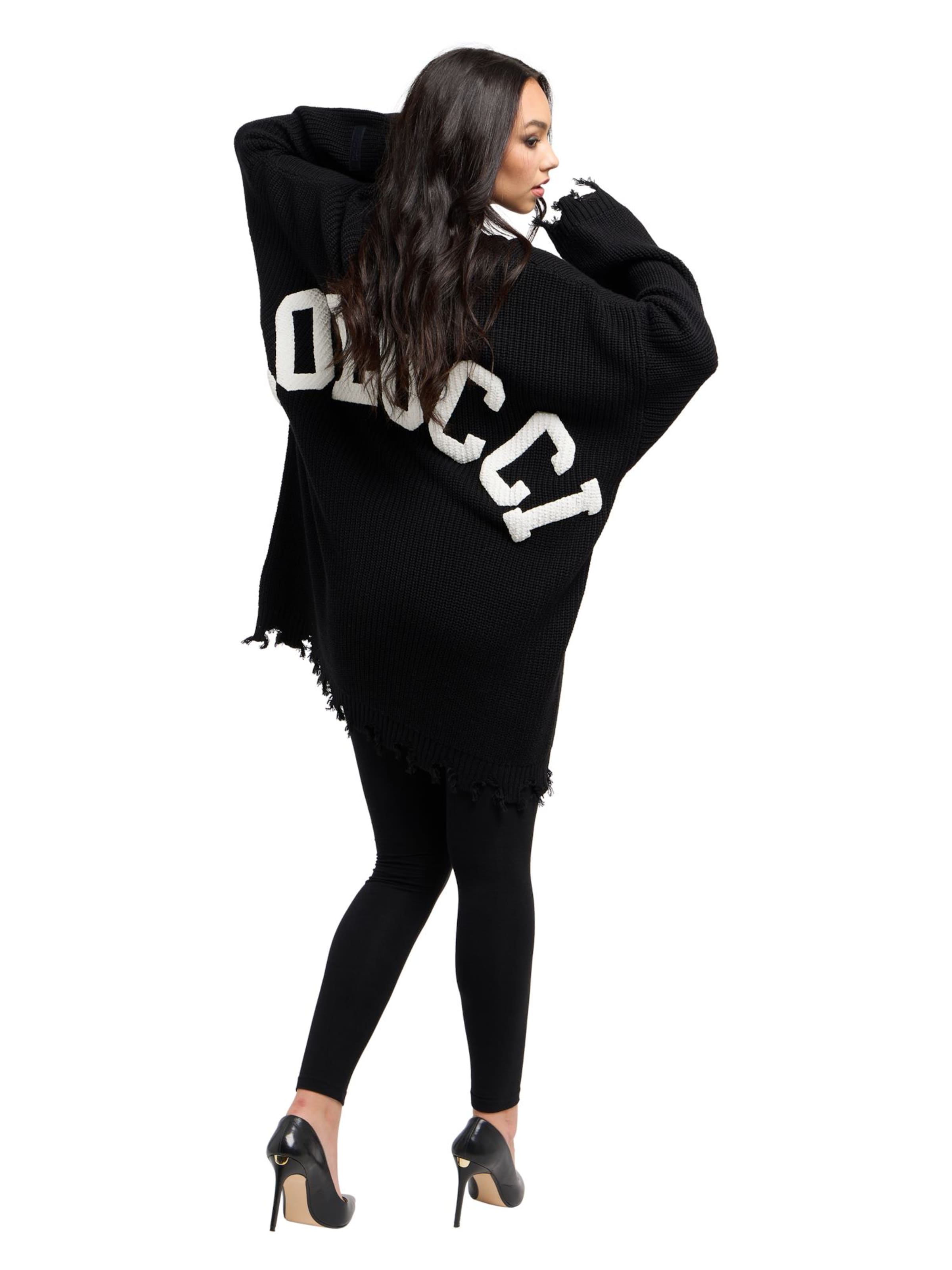 Carlo Colucci Pullover 'Di Valerio' in Schwarz