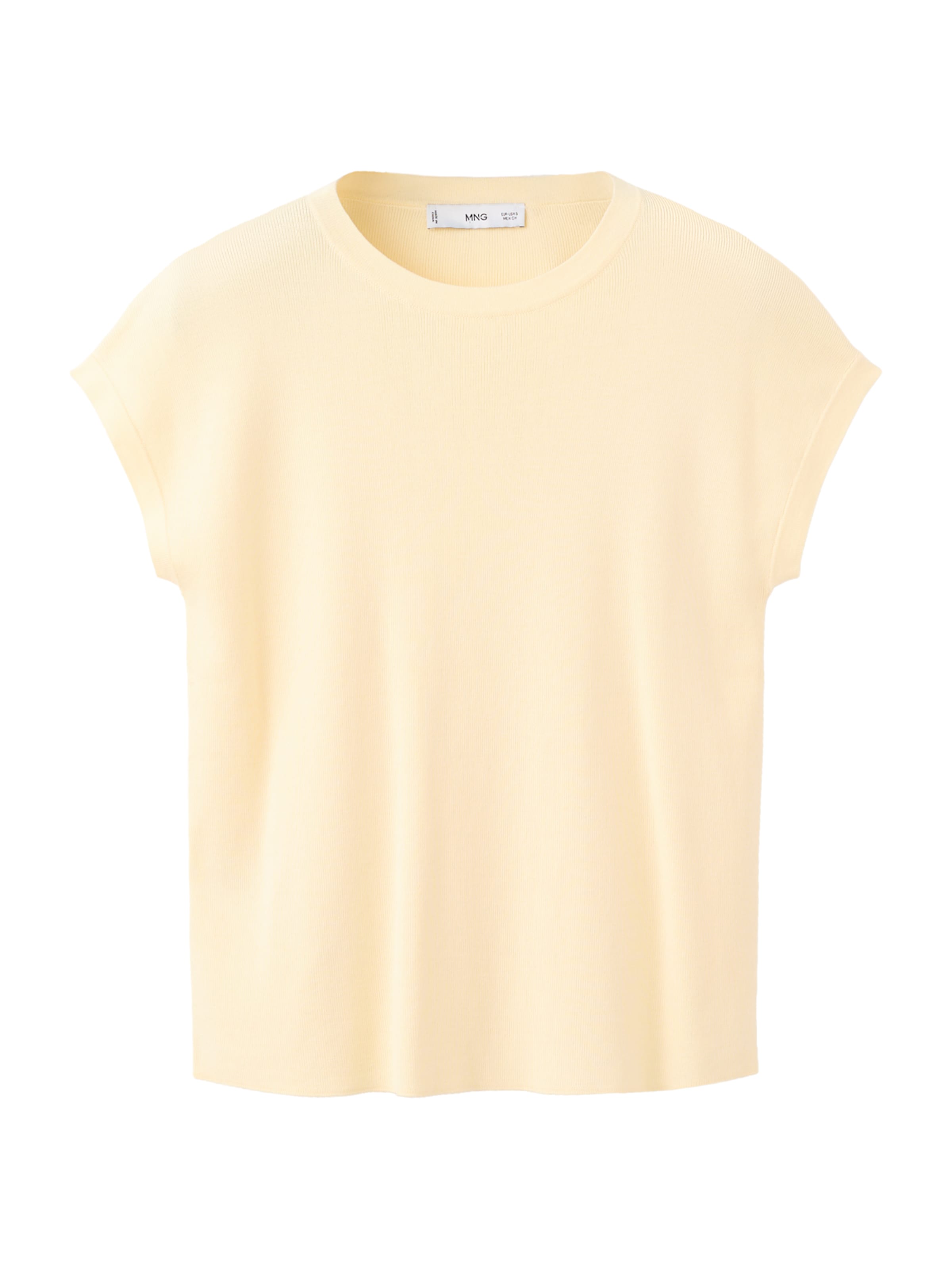 MANGO Pullover 'GARCIA' in Gelb: Vorderseite