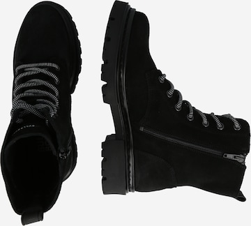 BULLBOXER Lace-Up Ankle Boots in Black