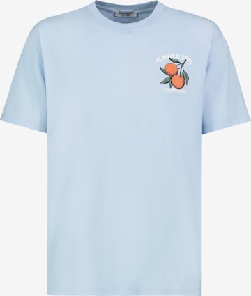 Sublevel Shirt in Blau: Vorderseite