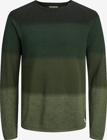 JACK & JONES Pullover 'Hill' in Grün: Vorderseite