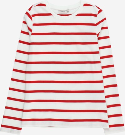 KIDS ONLY Shirt 'Soph' in rot / weiß, Produktansicht