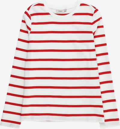 KIDS ONLY Shirt 'Soph' in de kleur Rood / Wit, Productweergave
