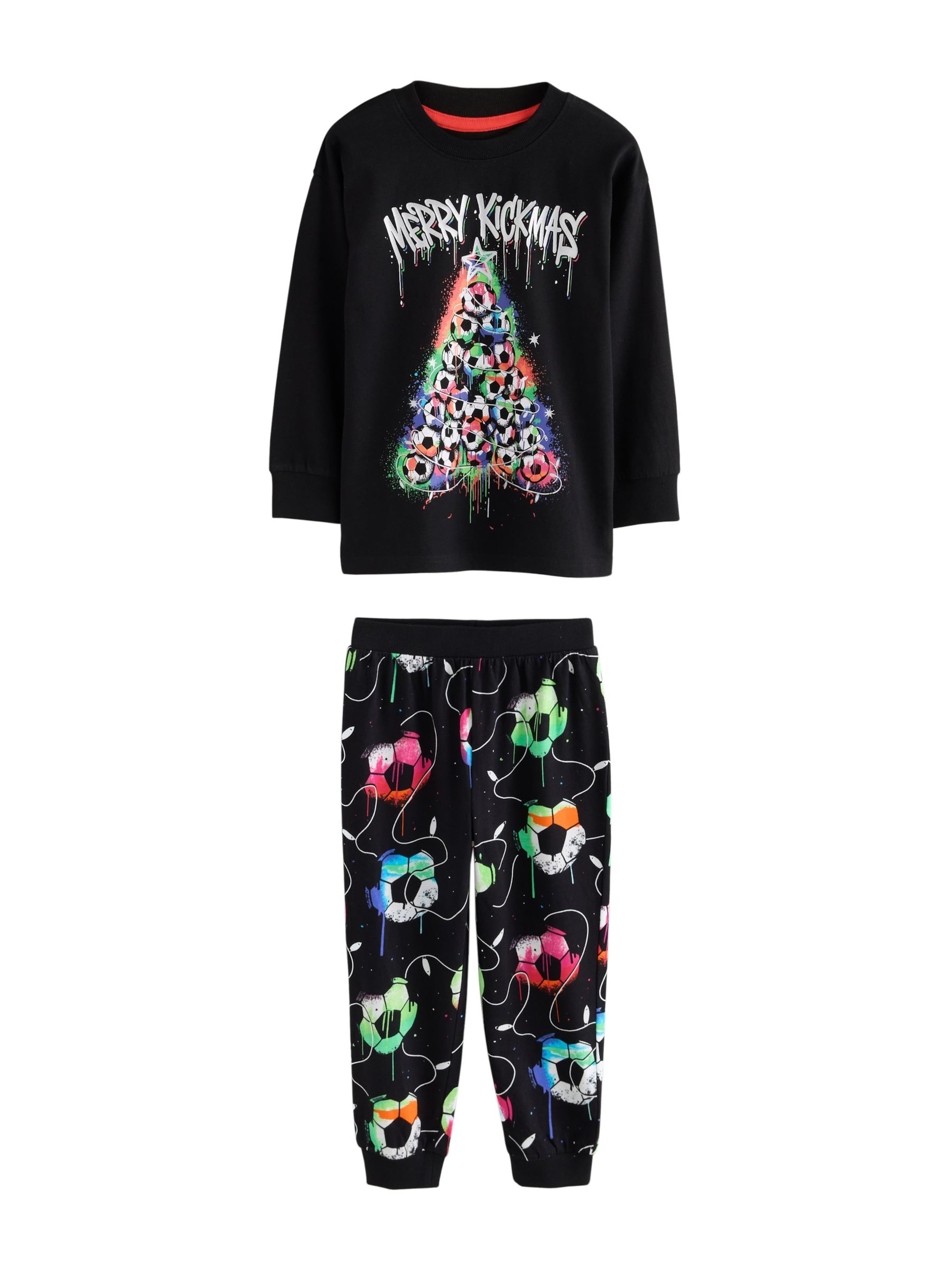 Pyjama Next en noir : devant