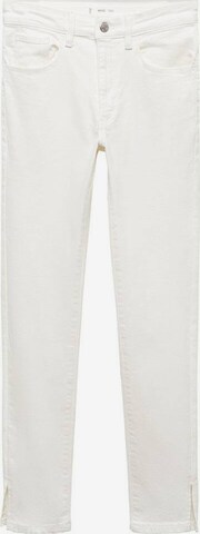 MANGO TEEN Skinny Jeans in White: front