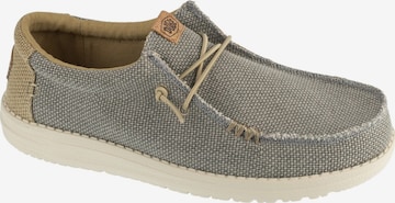 HEY DUDE Mocassins 'Hey Dude Wally Braided' in Grijs: voorkant