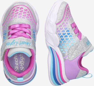 SKECHERS Tenisky 'SWEETHEART LIGHTS' – stříbrná