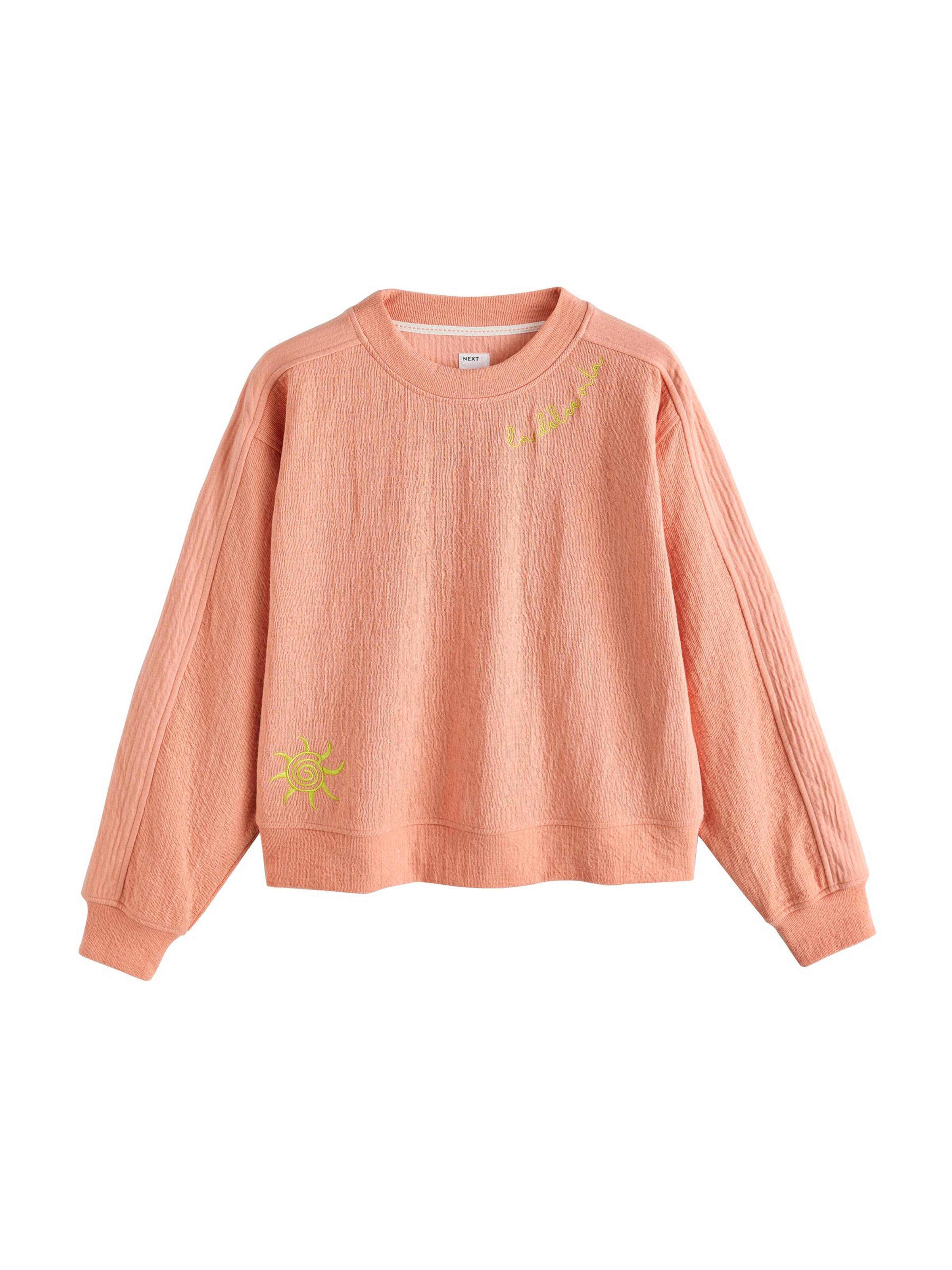 Sweat-shirt Next en rose : devant