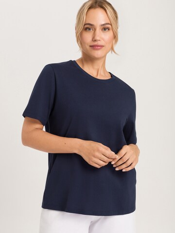 Hanro T-Shirt ' Natural Shirt ' in Blau: predná strana