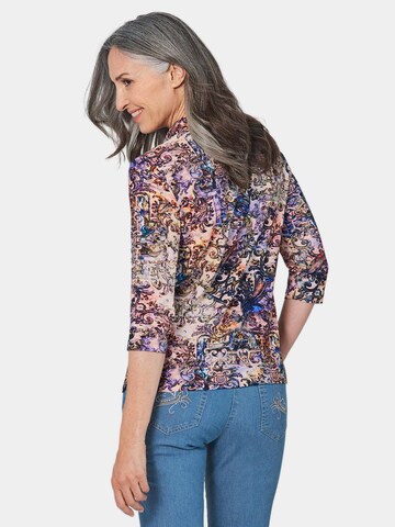 Goldner Bluse in Lila