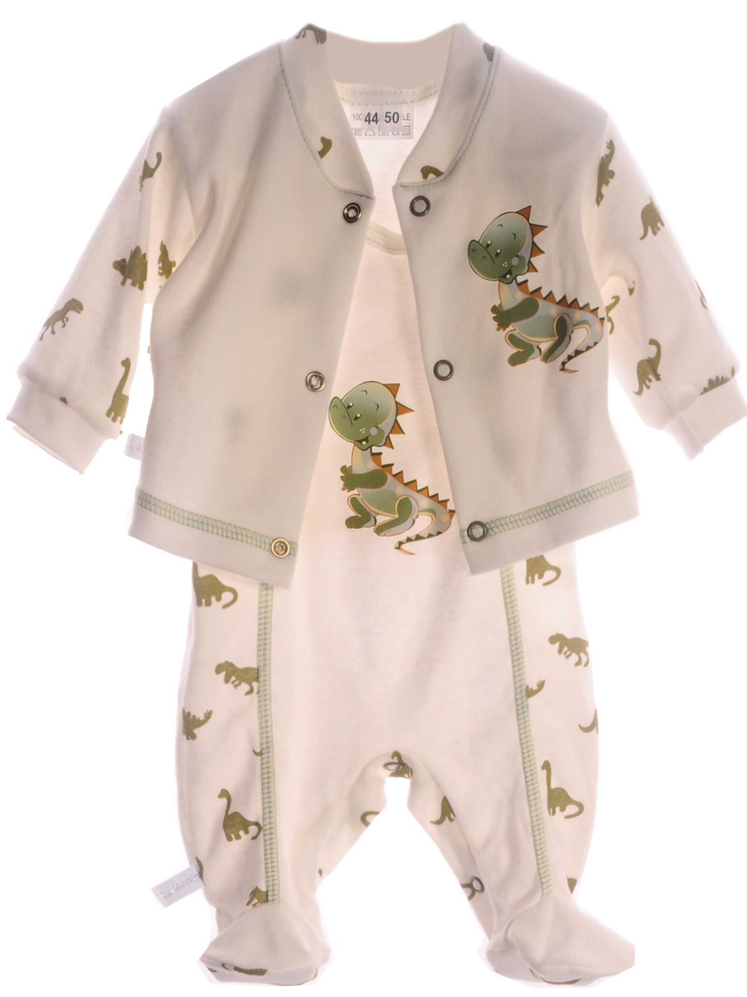La Bortini Set in Beige: front
