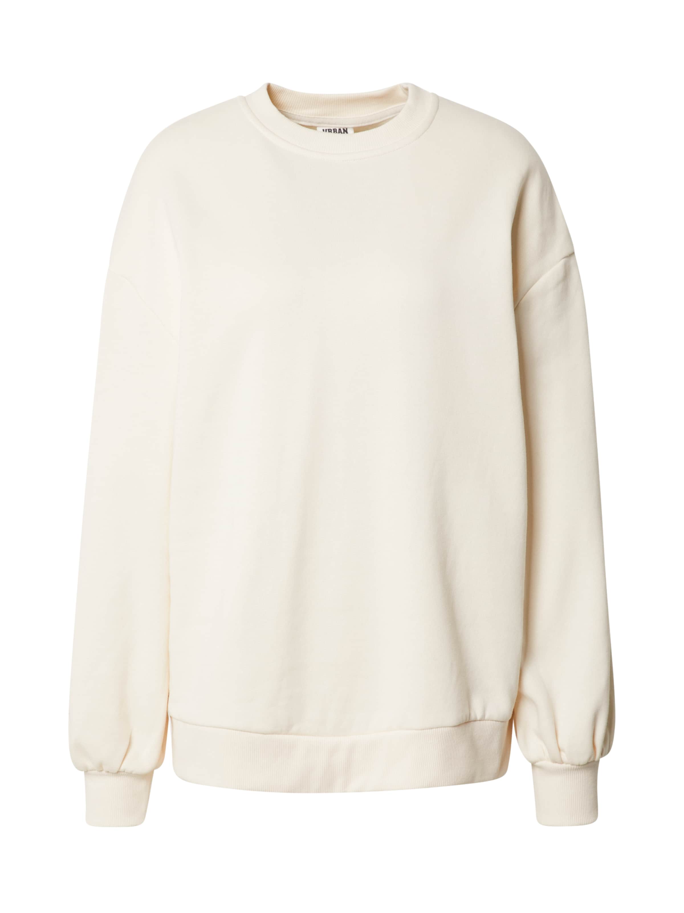 Urban Classics Sweatshirt in Beige: front