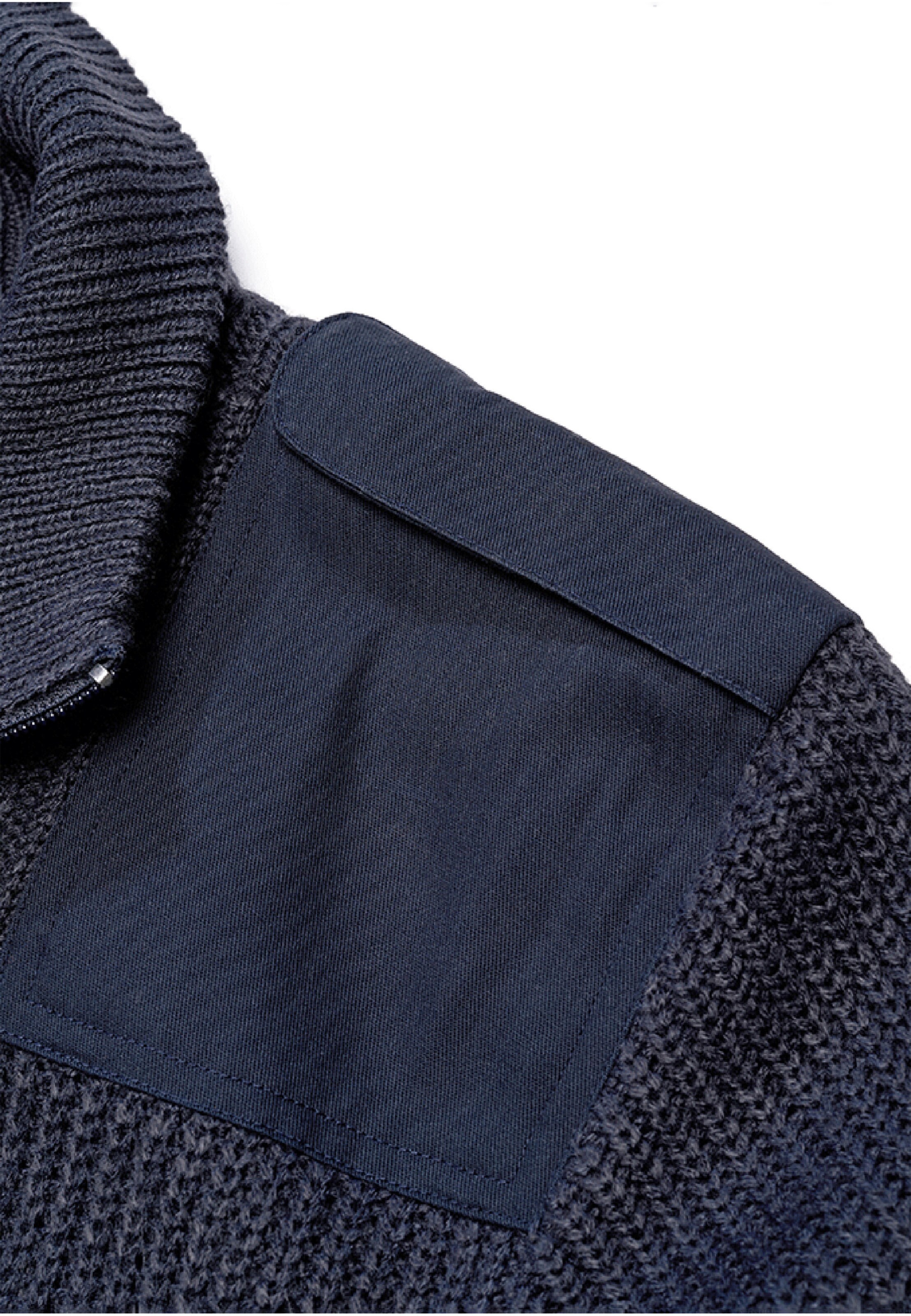 Brandit Strickjacke in Blau