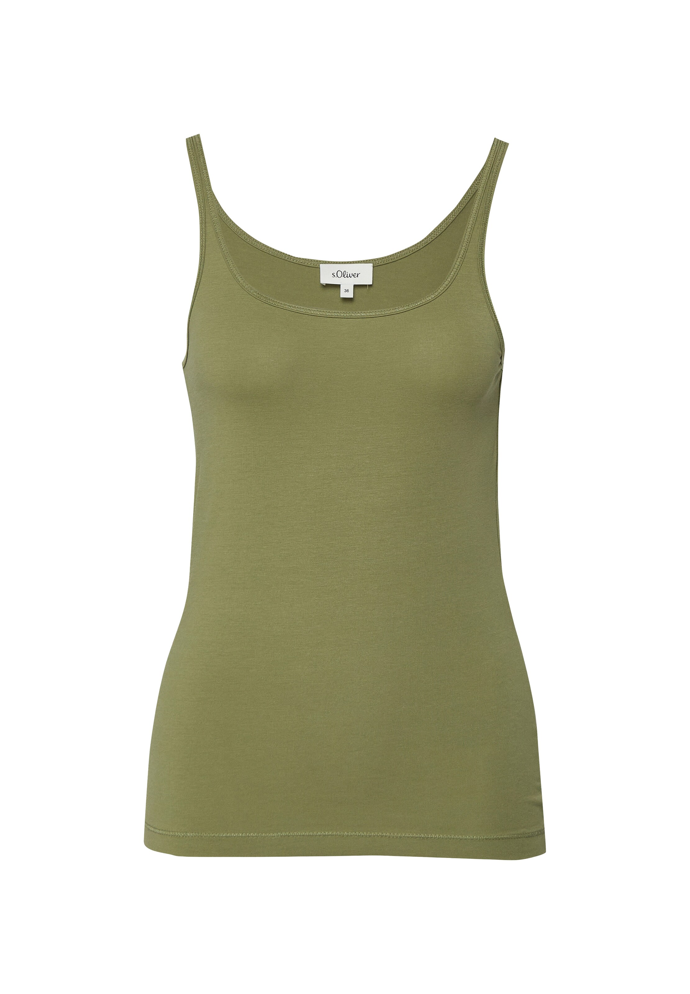 T-shirt s.Oliver en vert : devant