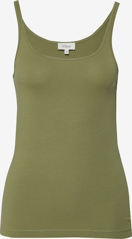 T-shirt s.Oliver en vert : devant