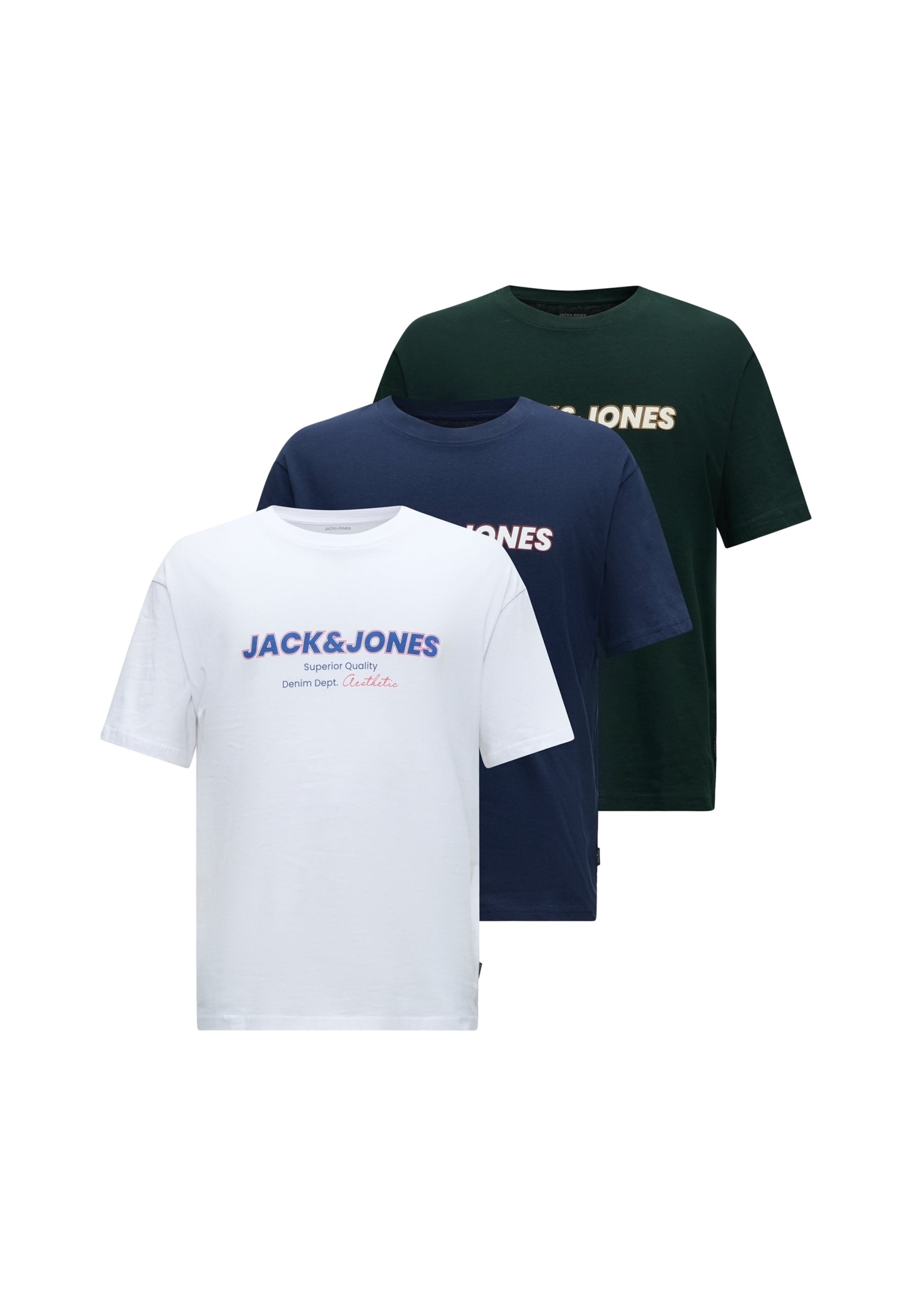 JACK & JONES - Camiseta 'JJABBO' en azul: frente