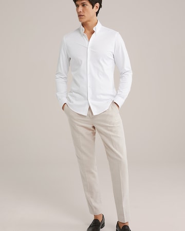 van Gils - Ajuste estrecho Camisa en blanco