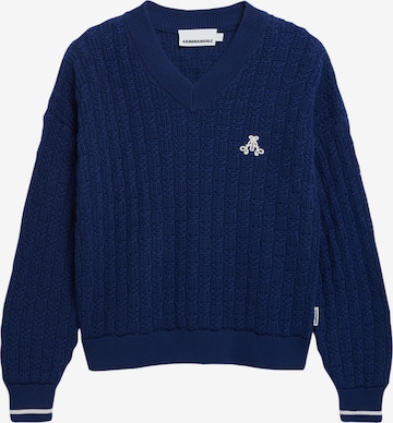 ARMEDANGELS Strickpullover CAARLAS STRUCTURE in Blau: Vorderseite