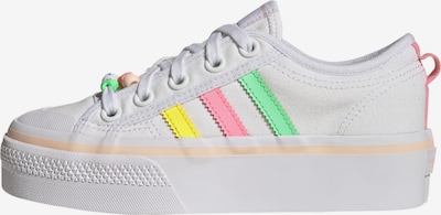 ADIDAS ORIGINALS Sneaker 'Nizza' in gelb / hellgrün / pink / offwhite, Produktansicht
