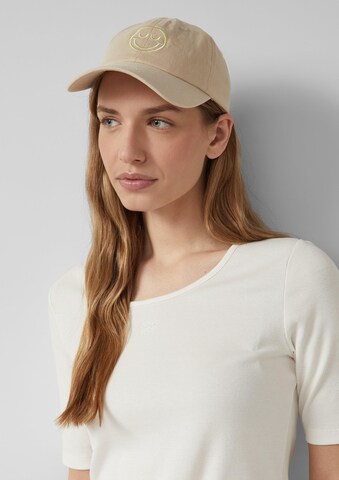 Casquette s.Oliver en beige : devant