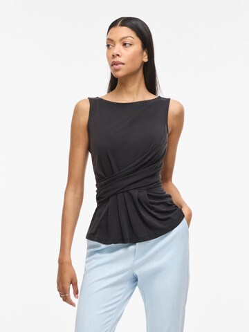 VILA Top 'VIMODALA' w kolorze czarny: przód