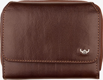 Portamonete 'Colorado' di GOLDEN HEAD in marrone: frontale