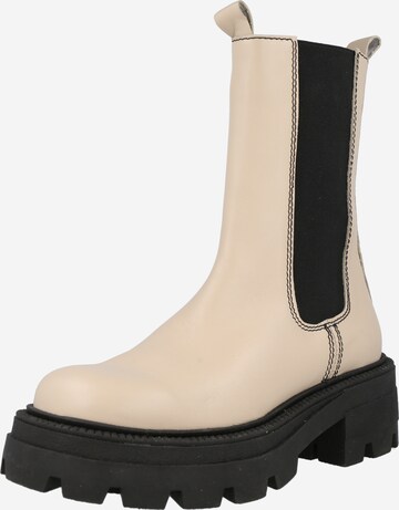 LeGer by Lena Gercke Chelsea boots 'Abby' in Beige: voorkant