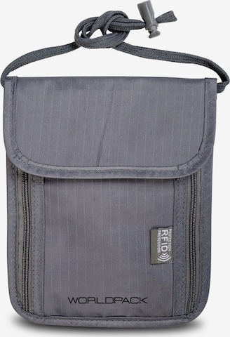Custodia per smartphone di Worldpack in grigio: frontale