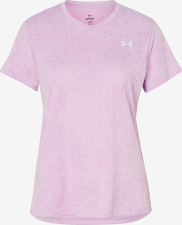 T-shirt fonctionnel UNDER ARMOUR en rose : devant