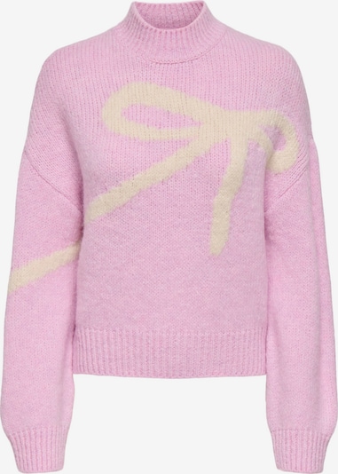 JDY Pullover 'JDYKILIAN' in gelb / altrosa, Produktansicht