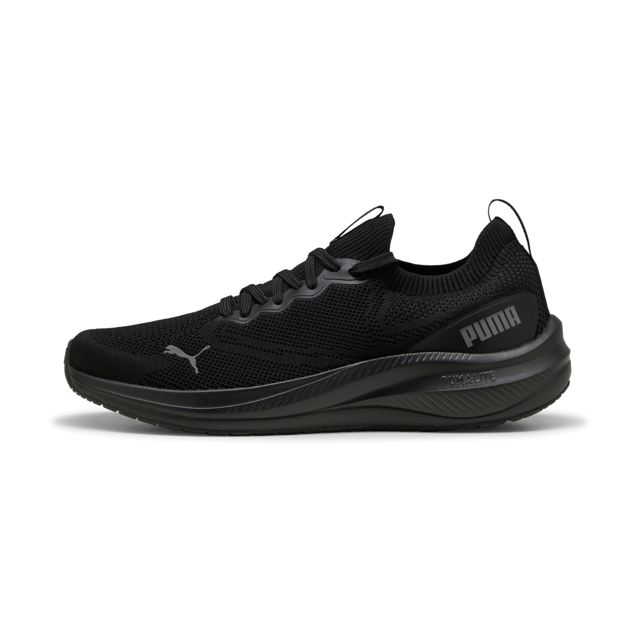 PUMA Running Shoes in Black: front