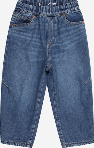 mėlyna GAP Plačios klešnės Džinsai 'BARREL': priekis