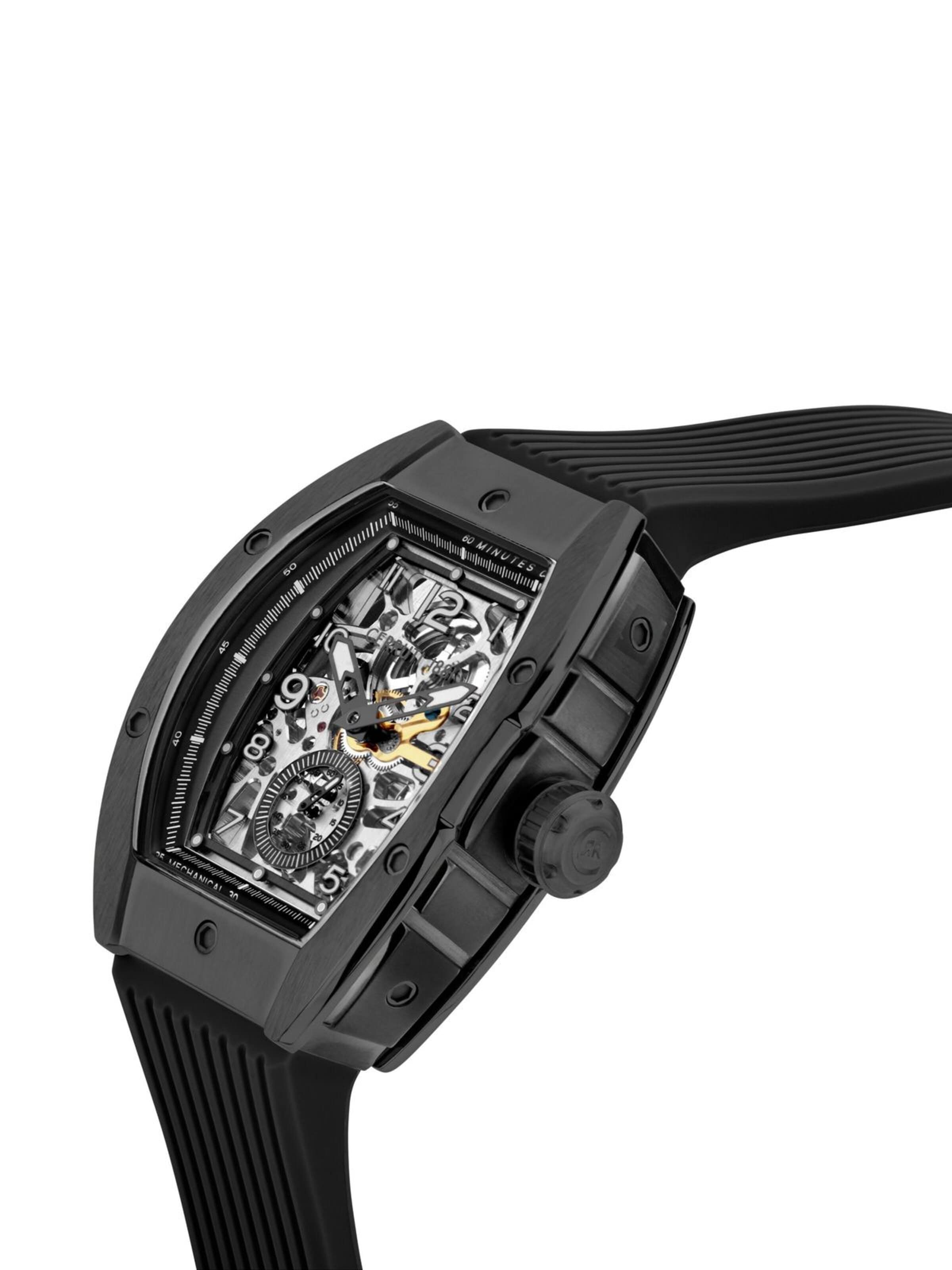 CERRUTI 1881 Analoguhr 'Automatic watch OVARO'‌‌‌‌‌‌ in Schwarz