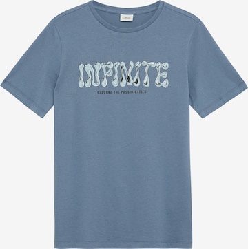 s.Oliver Shirt in Blauw: voorkant