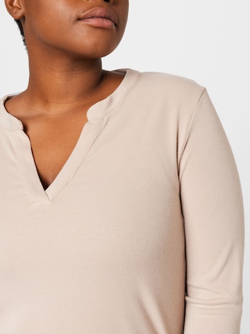 ABOUT YOU Curvy - Camiseta 'Felice' en beige