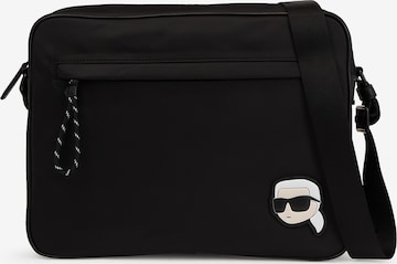 Karl LagerfeldMessenger torba preko ramena - crna boja: prednji dio