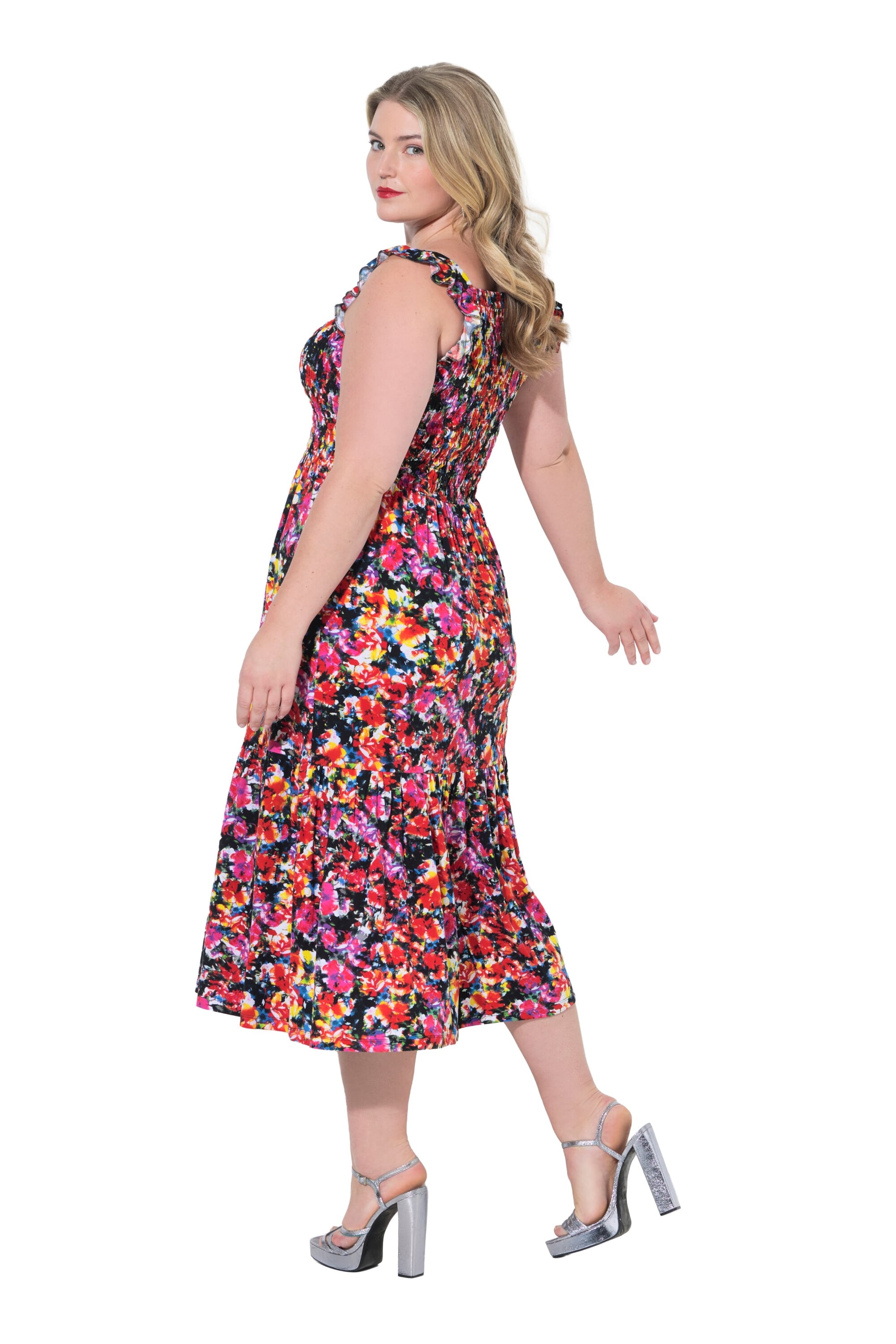 MIAMODA Dress in Mixed colours